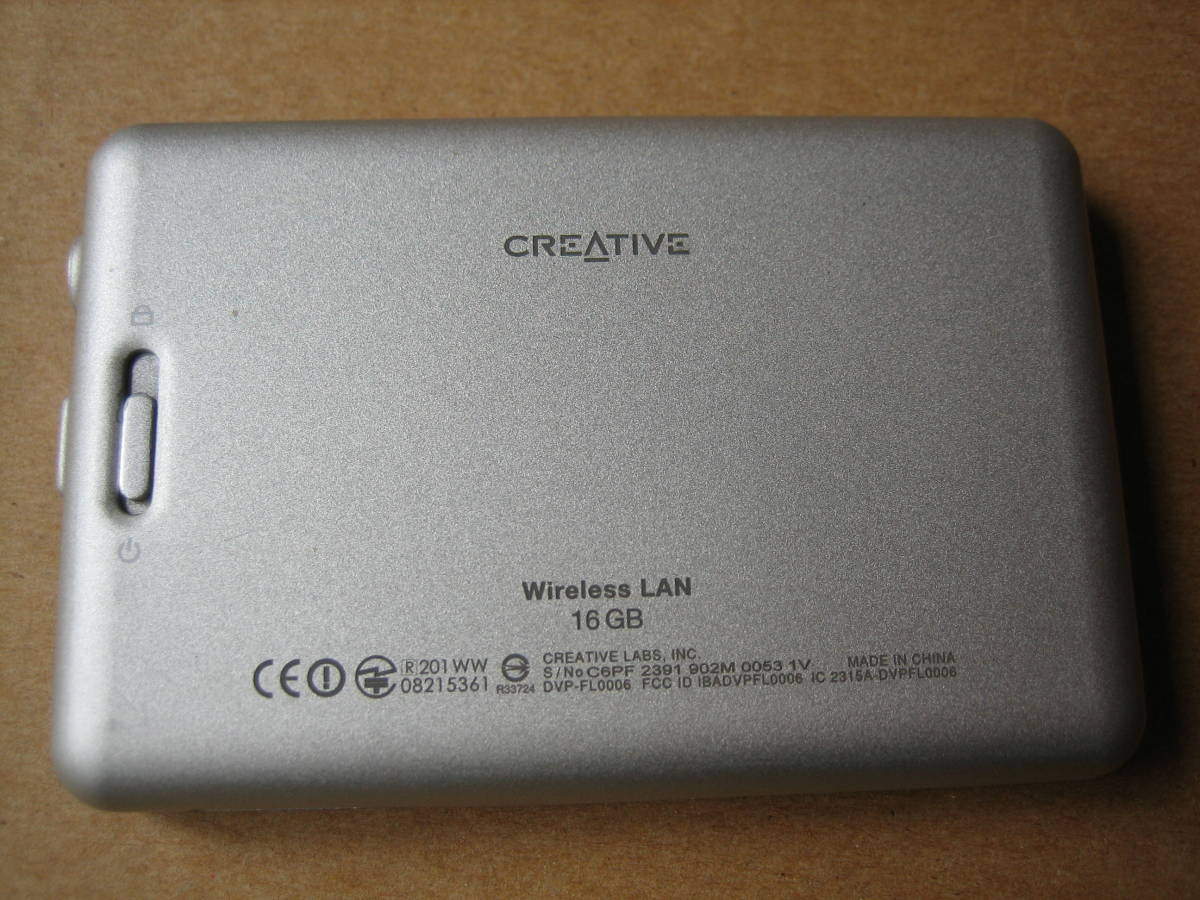 クリエイティブ　CREATIVE　ZEN X-Fi　16GB　中古動作品_画像3