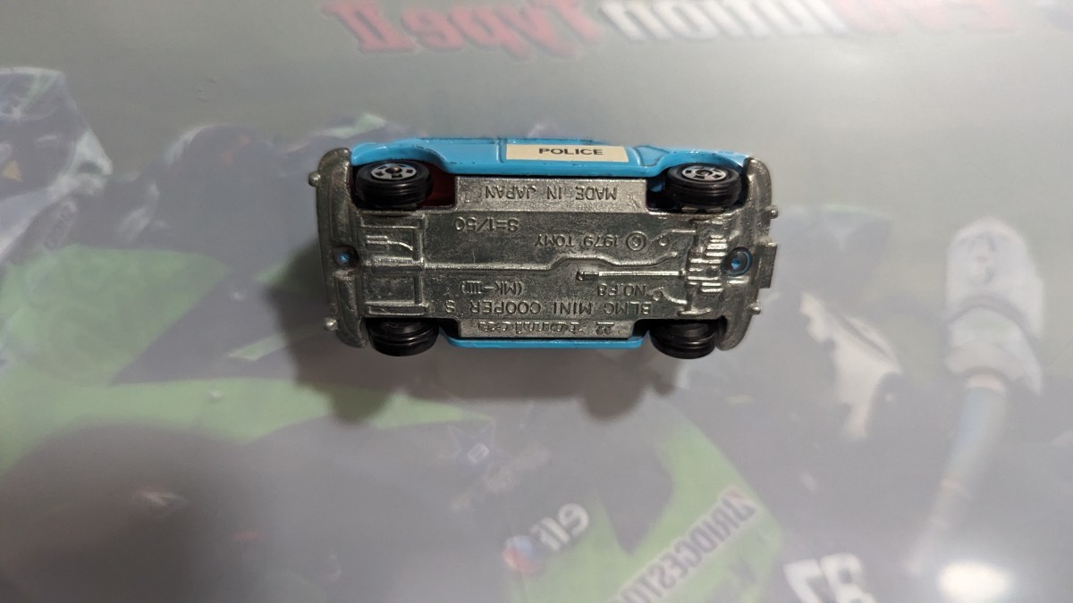 F8 BLMC ミニクーパー ポリスカー 世界のポリスカーセット ギフト ばらし 単品 日本製 トミカ 青箱_画像6