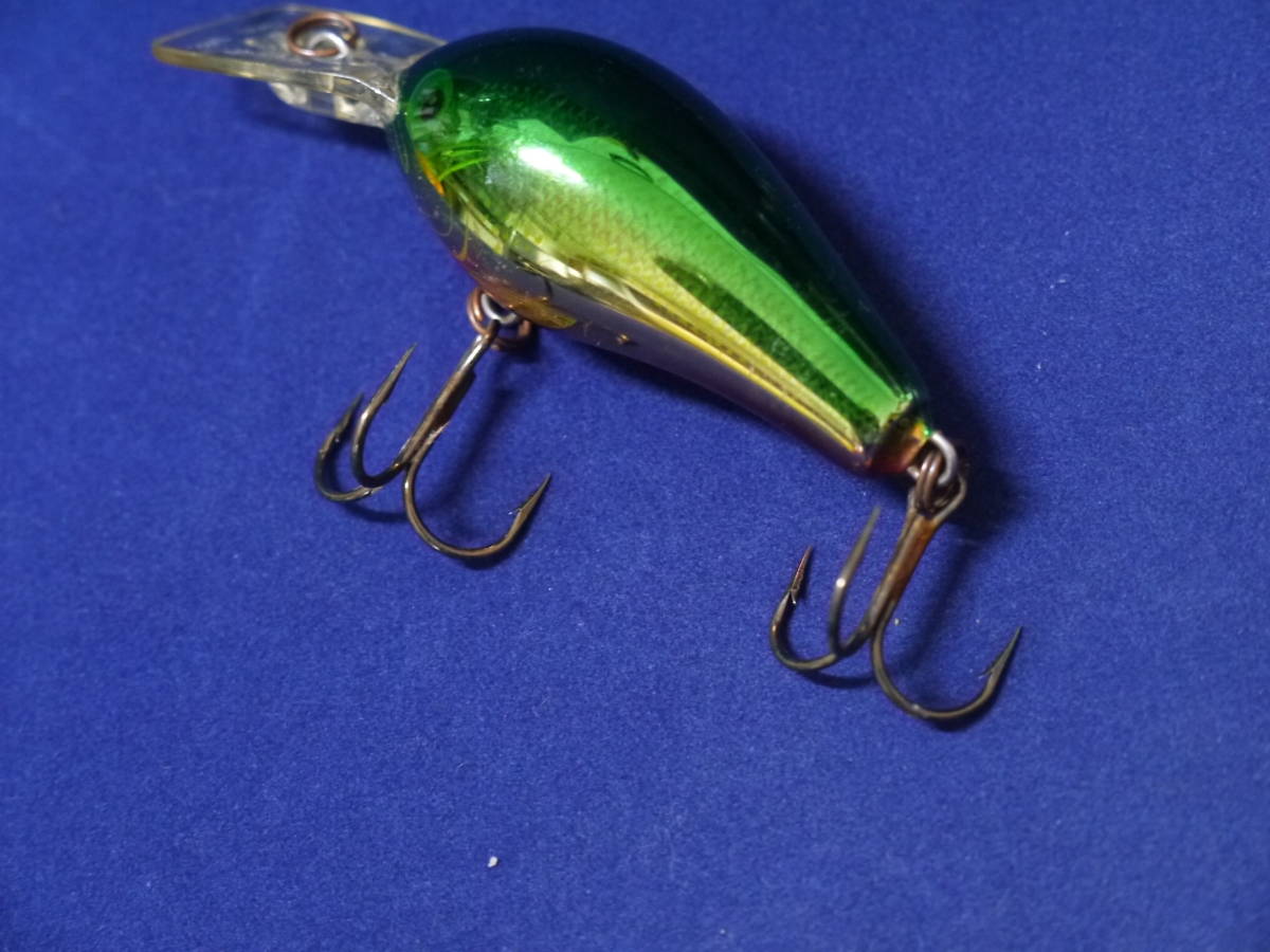 ☆RAPALA/FINLAND〃ラパラ　ファットラップ・18ｇ/Ｌ-75ｍｍ〃グリーン/ゴールド/レッドメッキ〃ラトルクランクベイト・美品★_画像3