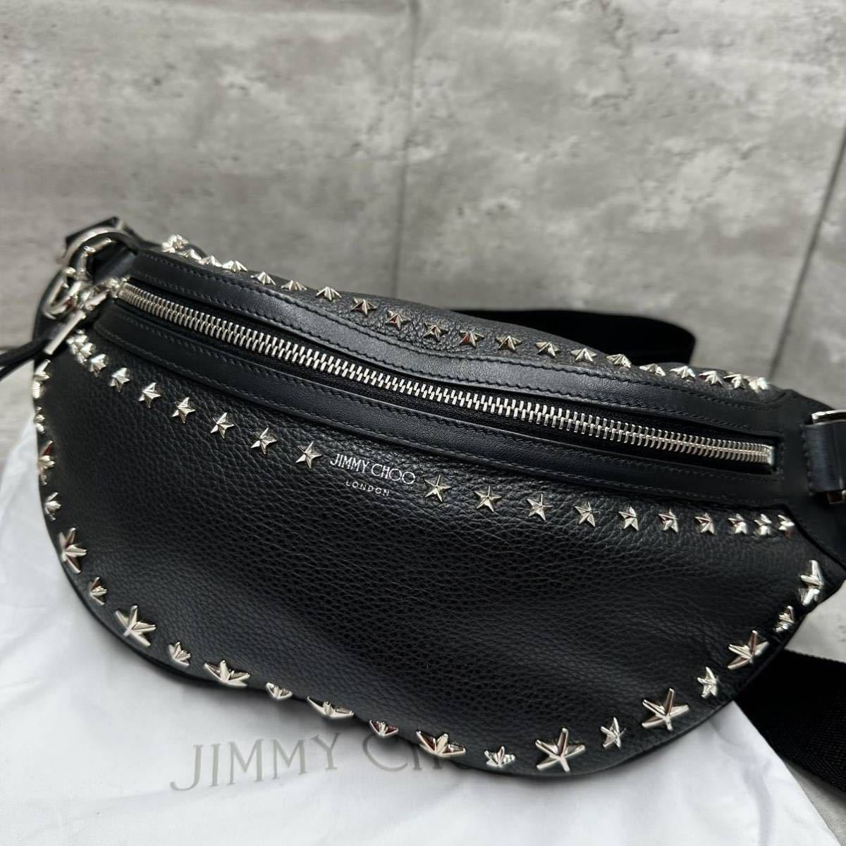 1円□極美品/現行品□JIMMY CHOO ジミーチュウ メンズ ビジネス スター 