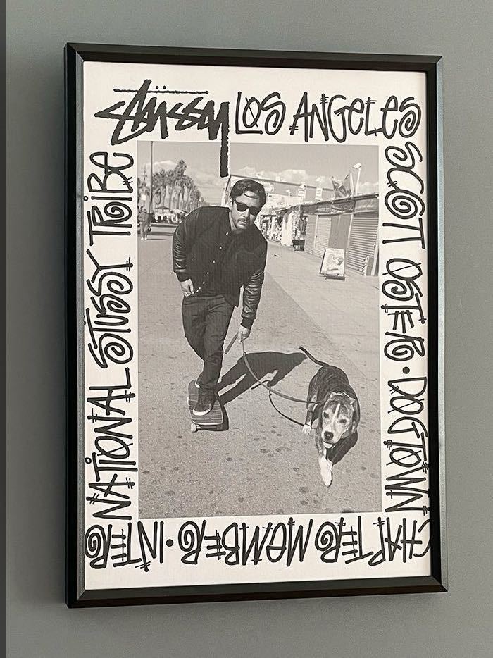額付き】A4アートポスター stussy ステューシー sk8 dogtown 額付き】A4アートポスター stussy ステューシー sk8 dogtown