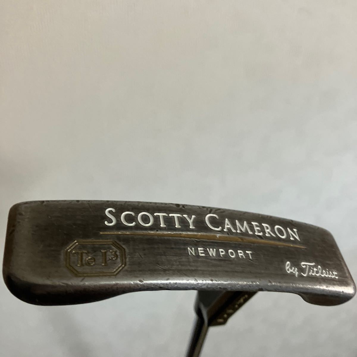 ※シャフトに点サビ有り(激レア)スコッティ・キャメロン　ニューポート　Tel3 ソールスタンプ SCOTTY CAMERON NEWPORT Tel3 35インチ_画像1