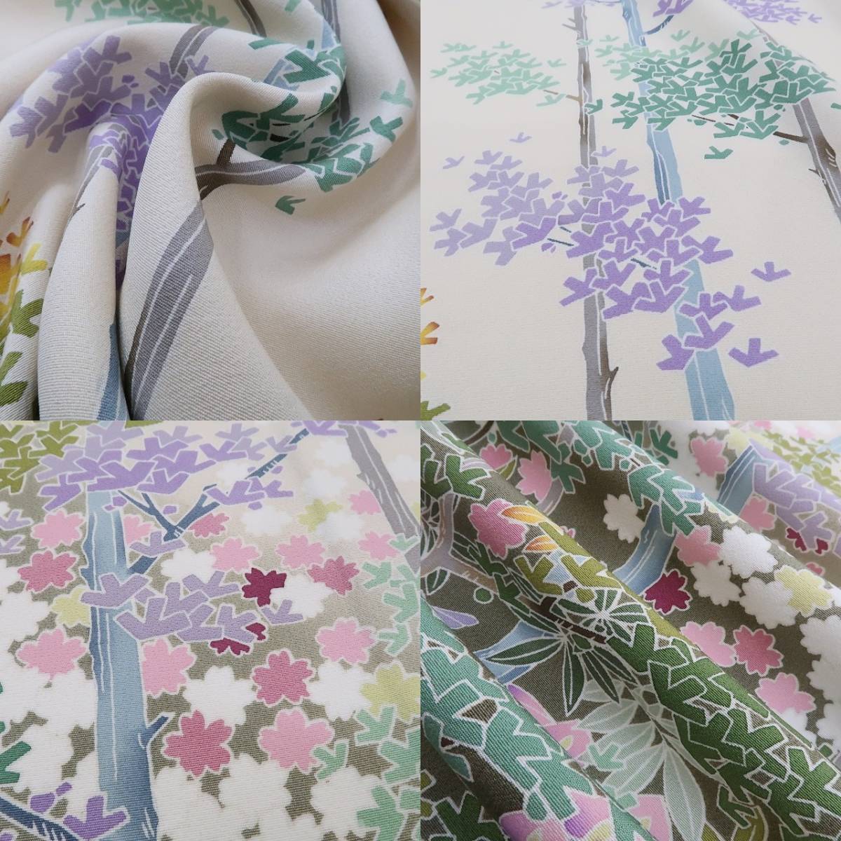 yu.saku2 новый товар. .. магазин качественный продукт рука .... автор предмет .. кимоно . установка нить есть *.. как цветок открывать Sakura . глициния бамбук . весна день .. как хороший сезон ~ выходной костюм 2868