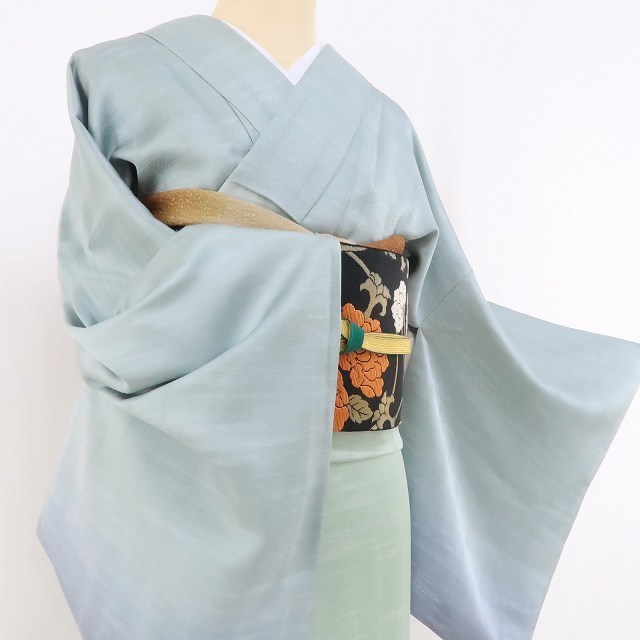 yu.saku2. rice field shop source .. phoenix kimono silk *.. spring .. .... beautiful .. gradation . phoenix. Mai ~ tsukesage 2970