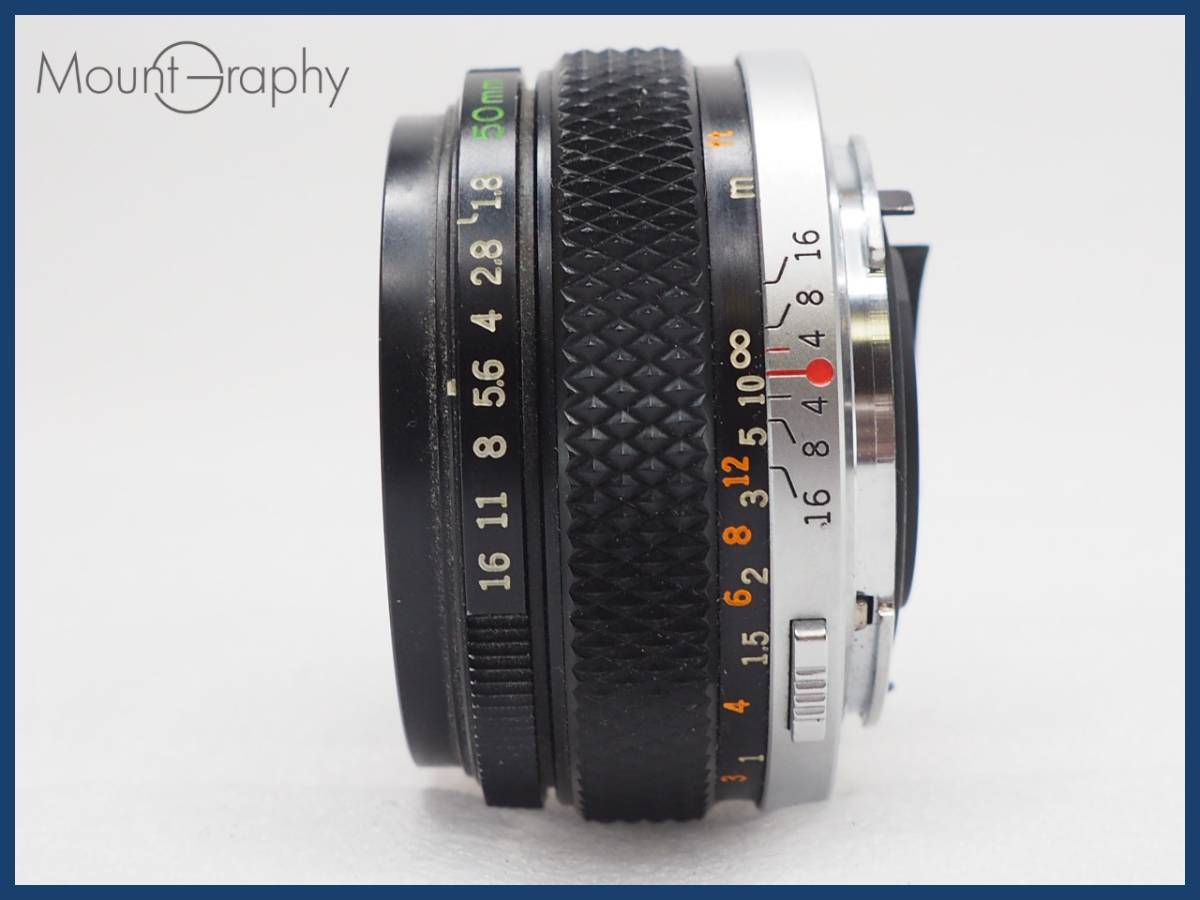 ★実用美品★ OLYMPUS オリンパス F.ZUIKO AUTO-S 50mm F1.8 ★完動品★同梱可 後キャップ付 #i5396の画像5