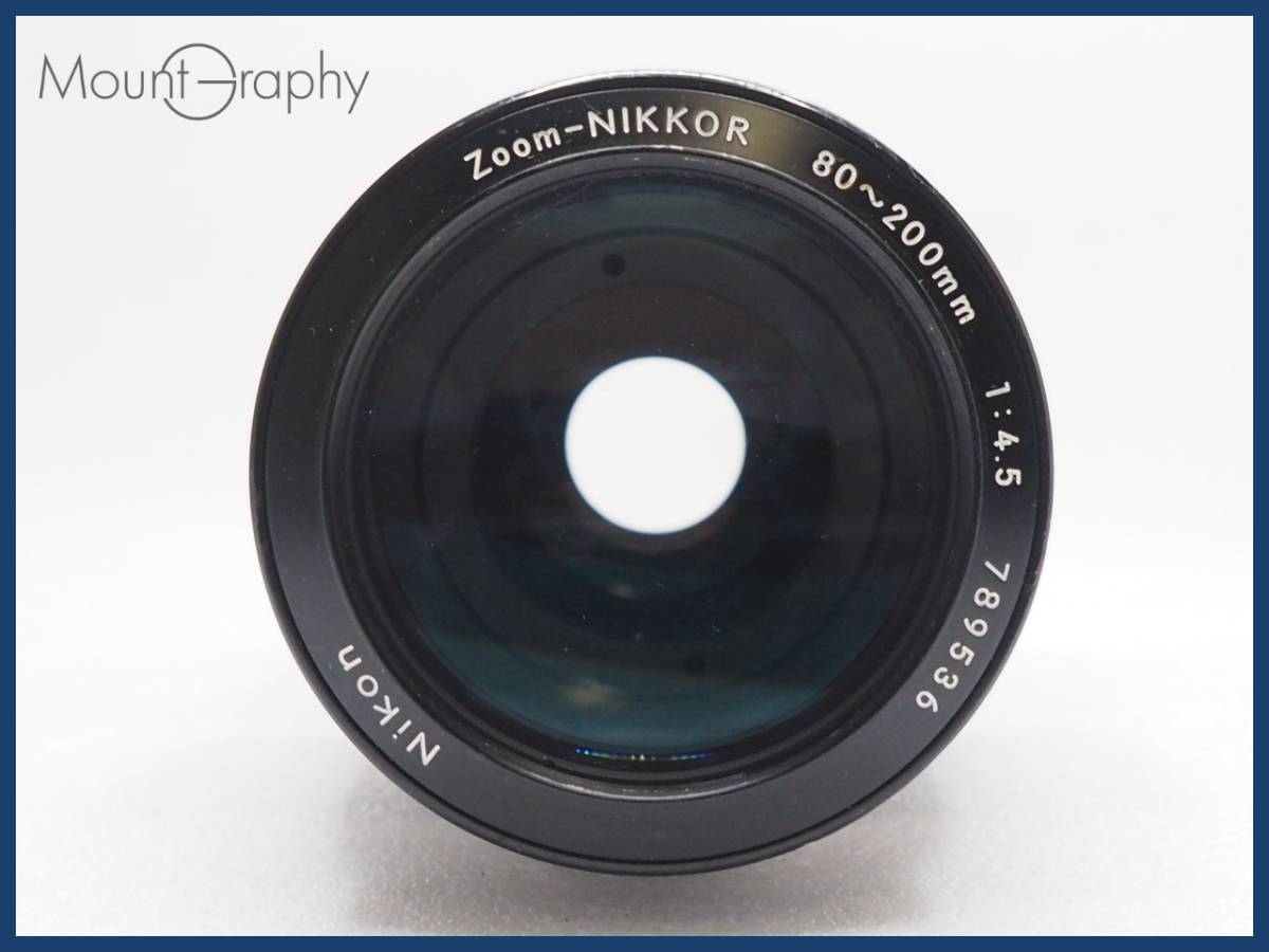 ★実用美品★ NIKON ニコン Ai Zoom-NIKKOR 80-200mm F4.5 ★完動品★同梱可 #i5453の画像3