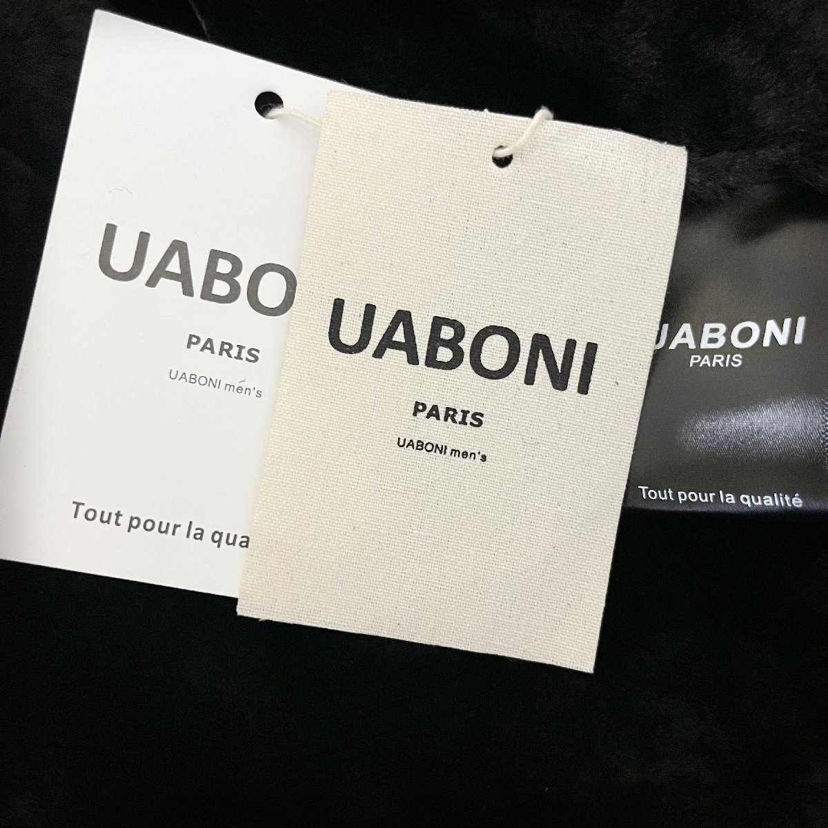 一枚限定EU製＆定価28万◆UABONI*Paris*ボマージャケット*ユアボニ*パリ発◆最上級羊革 TYPE B-3ムートン 重厚 極地防寒 革ジャン 2XL _画像10