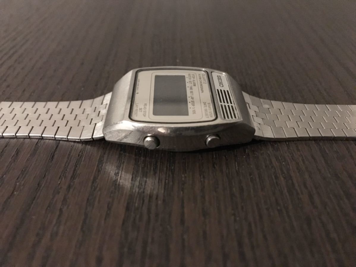 Seiko Digital Quartz アラーム クロノグラフ A159-4000 1977年製 稼働品 セイコー デジタル クォーツ 腕時計 希少品 _画像4