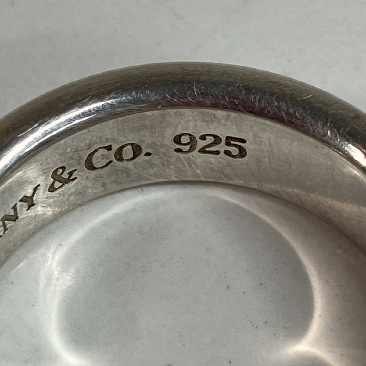 1円〜 12F Tiffany&Co リング シルバーリング ティファニー SILVER 925 1837 T&CO シルバーアクセサリー 指輪 _画像9