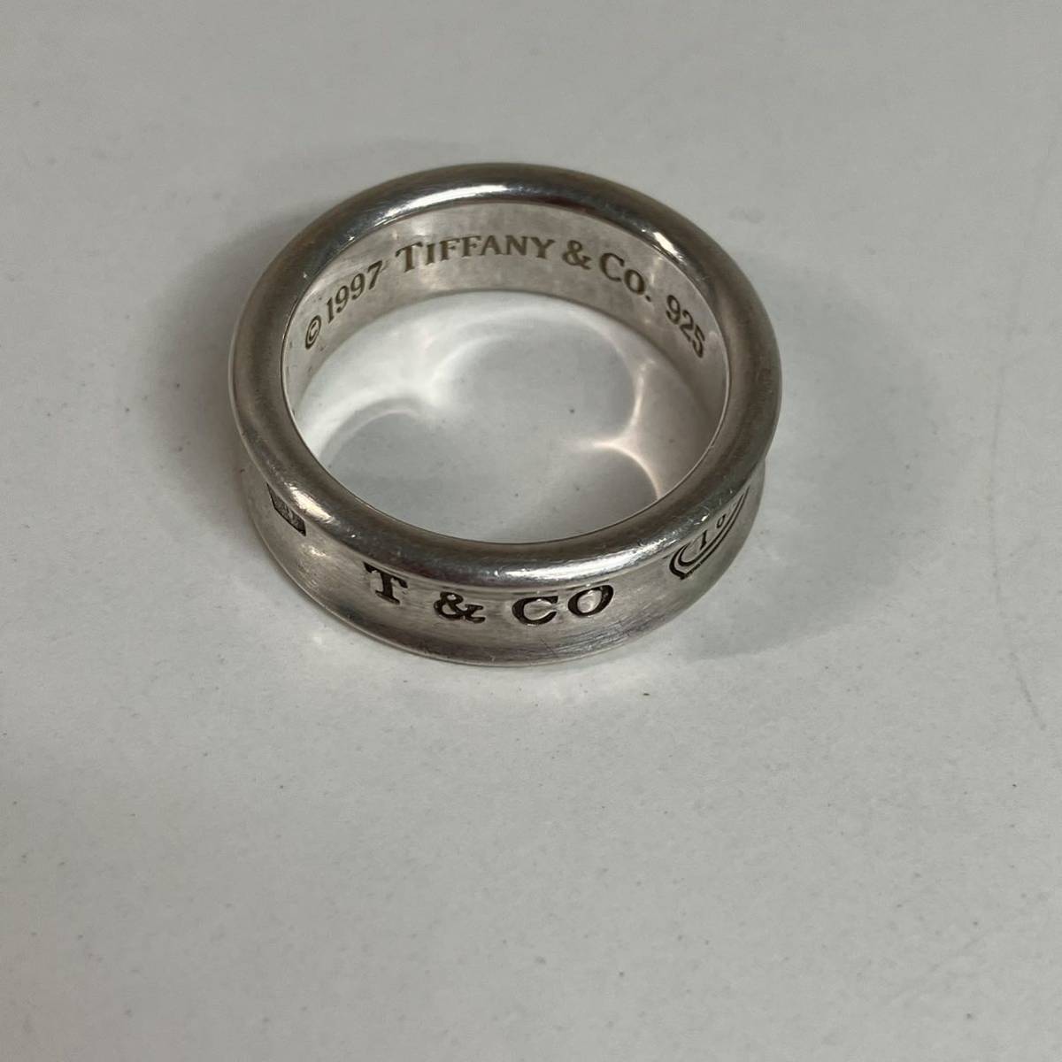 1円〜 12F Tiffany&Co リング シルバーリング ティファニー SILVER 925 1837 T&CO シルバーアクセサリー 指輪 _画像5
