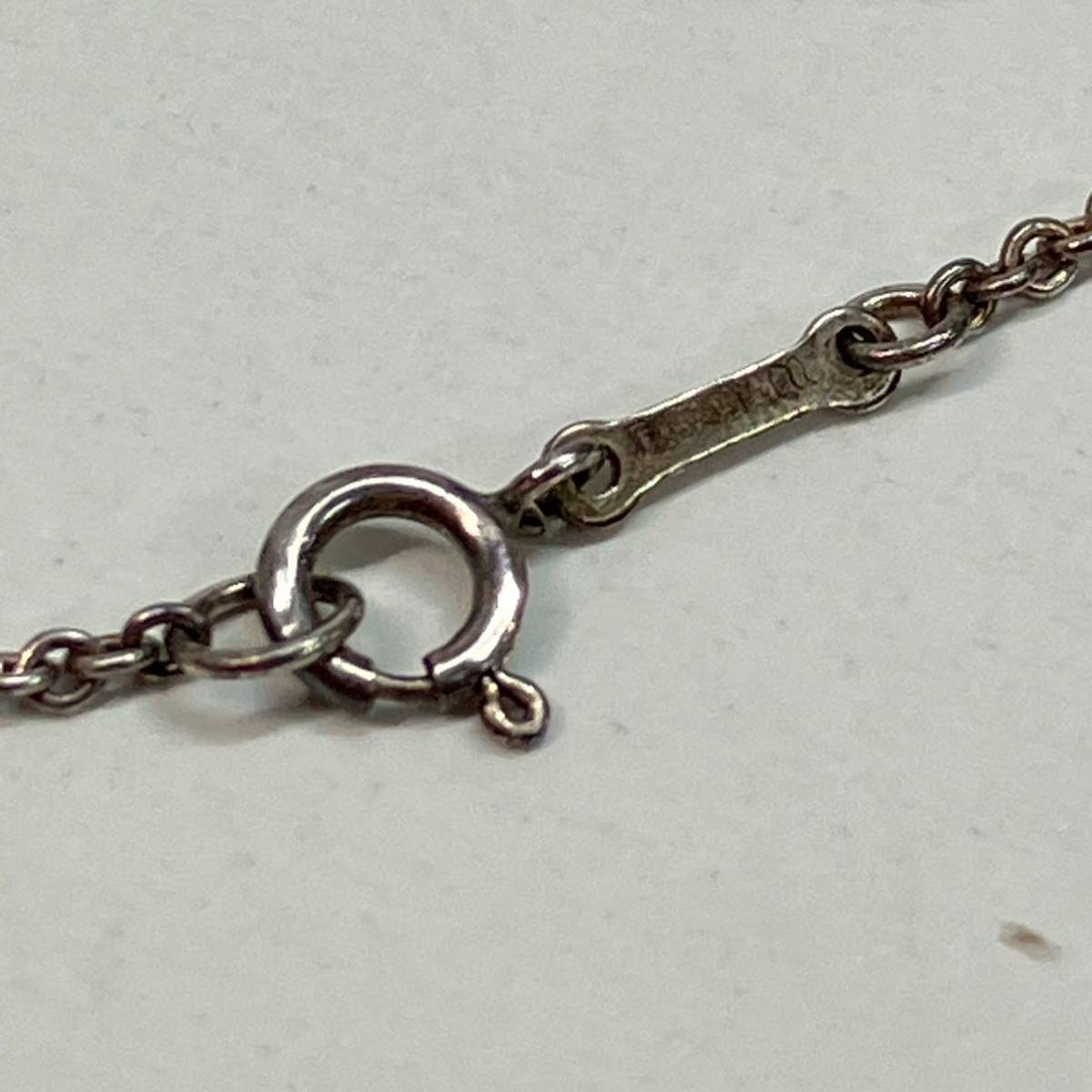 1円〜 12F TIFFANY&Co. ティファニー オープンハート ネックレス STERLING レディースネックレス シルバーアクセサリー エルサペレッティ _画像9