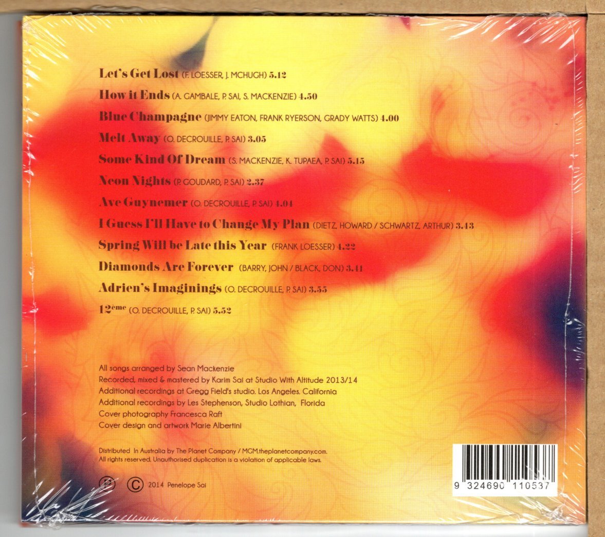 【新品CD】PENELOPE SAI / SOME KIND OF DREAM_画像2