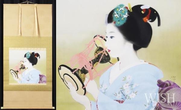 Yahoo!オークション - 【真作】【WISH】中尾淳「舞妓」日本画 Yahoo!オークション - 【真作】【WISH】中尾淳「舞妓」日本画