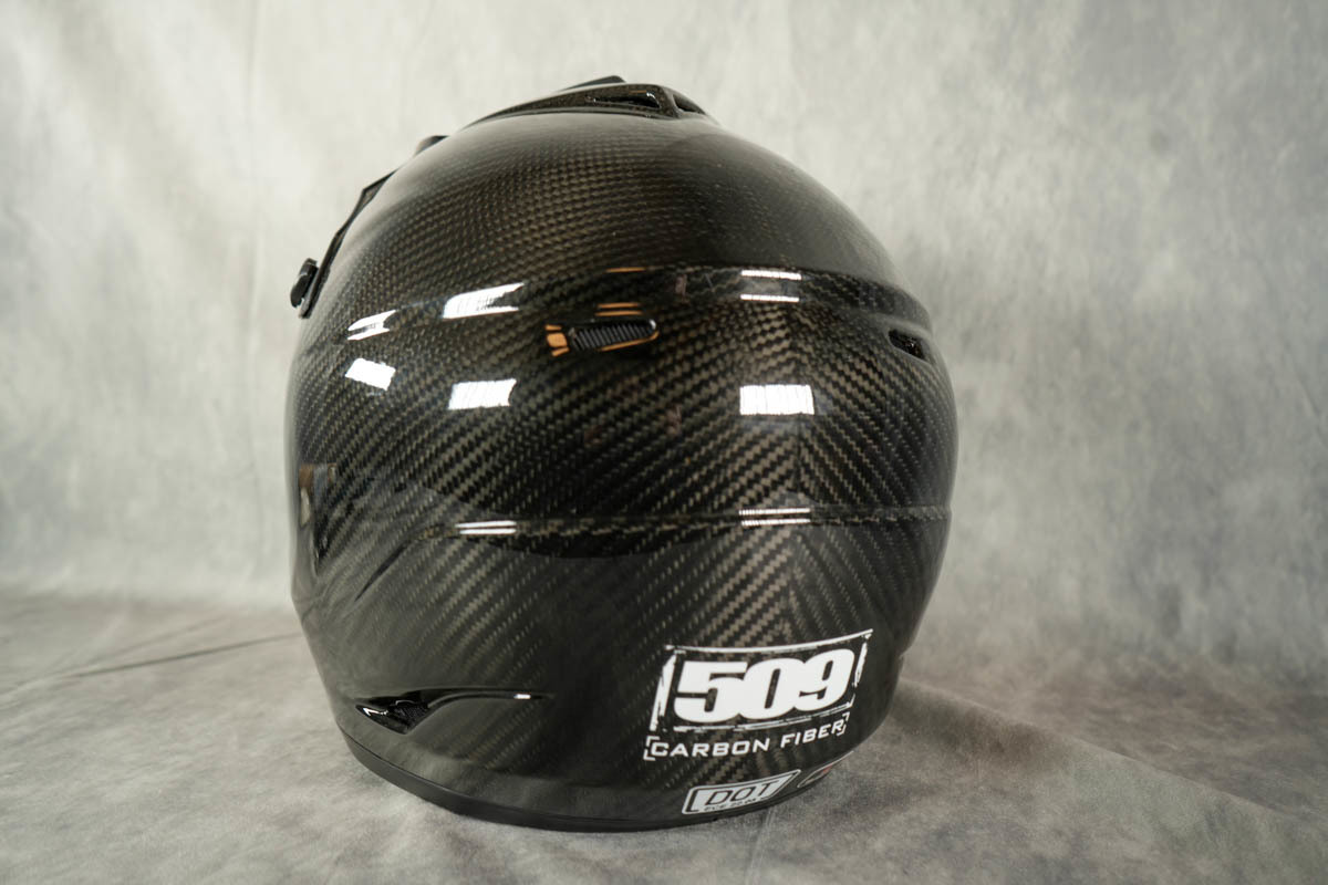 509 カーボンファイバー ヘルメット フルフェイス サイズL 59-60cm Carbon Fiber Helmet オートバイ・スノーモービル_画像6