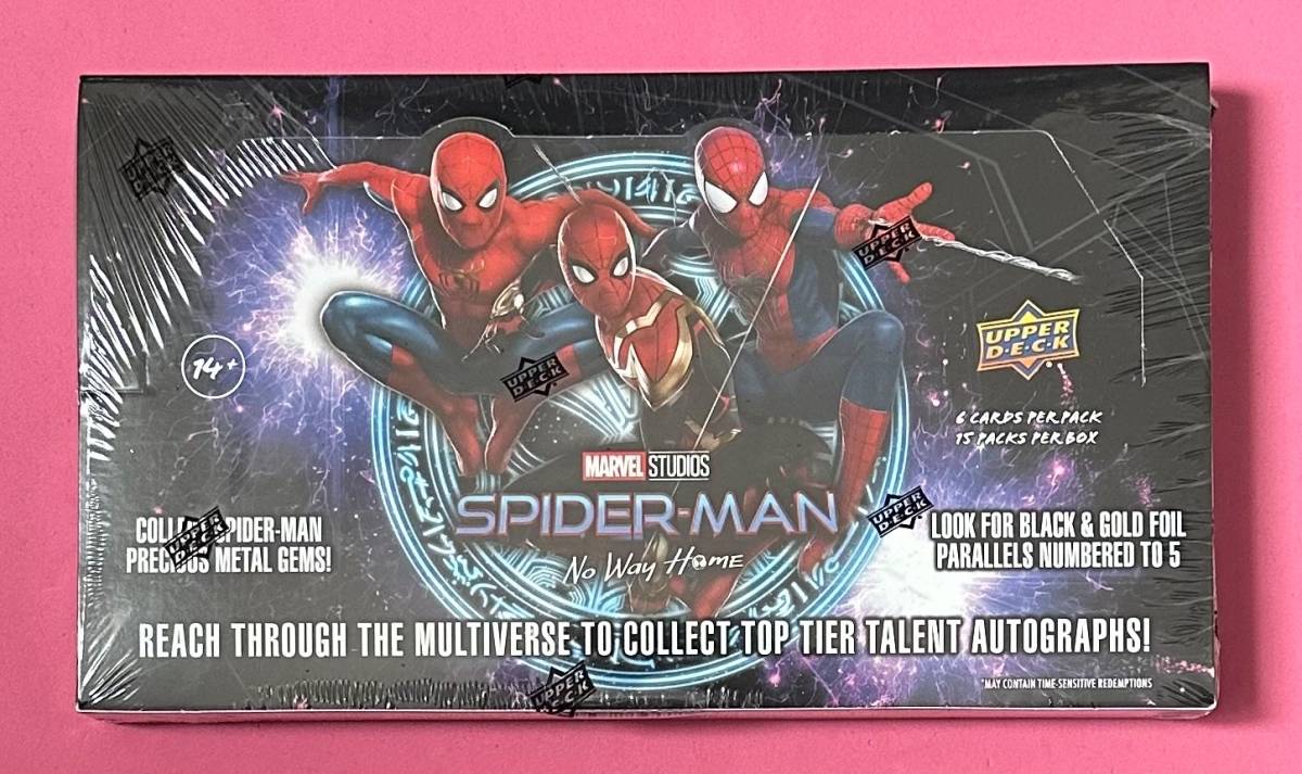 『スパイダーマン：ノー・ウェイ・ホーム』 / 2023 Upper Deck Marvel Studios Spider-Man No Way Home 新品未開封ボックス シュリンク付き_画像1