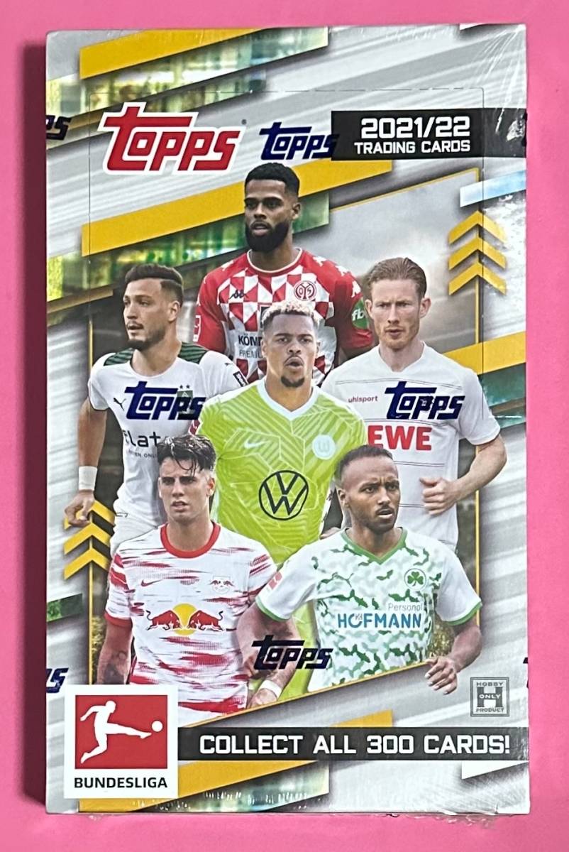 2021-22 Topps Bundesliga Soccer 新品未開封ボックス シュリンク付きの画像1