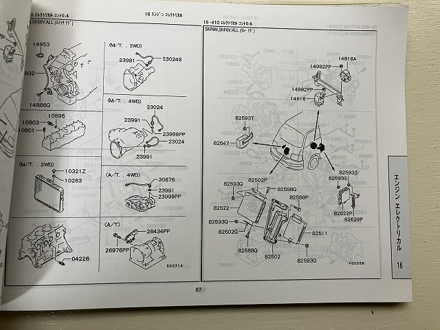 ■中古■【即決】三菱 デリカ カーゴ イラストカタログ 9909～ SKE6VM SKF6MM SKF6VM SK56MM SK56VMS '04-4 _画像5