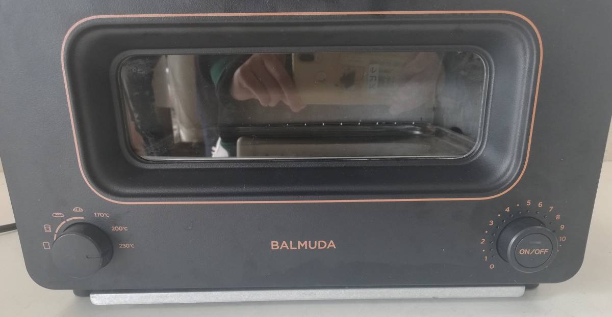 【LT44】K05A-BK BALMUDA バルミューダ スチームトースター 通電確認済み 2020年製 動作品_画像2