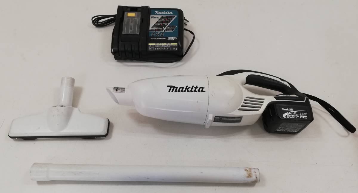 【LS73】CL141FD makita マキタ 充電式クリーナ 掃除機 通電確認済み 動作品_画像1