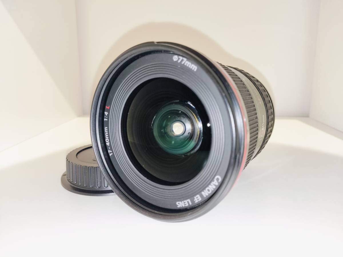 【完動美品】綺麗な光学 Canon EF17-40mm F4L USM フルサイズ対応 キャノン 広角ズームレンズ#M10110_画像1