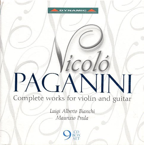 パガニーニ：ヴァイオリンとギターのための作品全集（ビアンキ／プレーダ）9CD_画像1