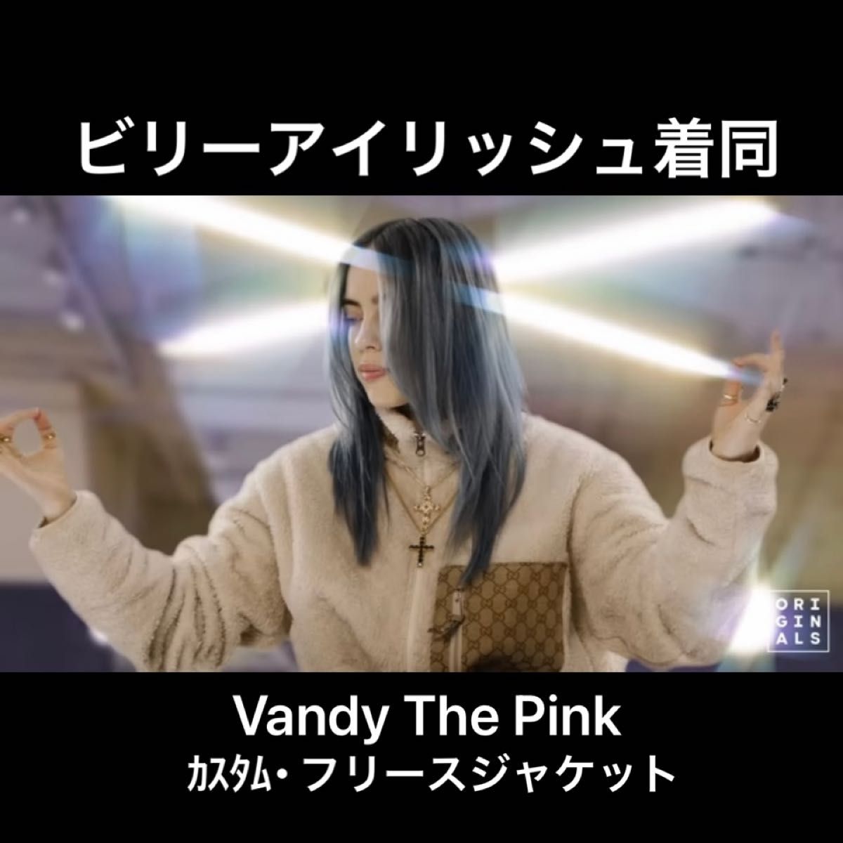 幻級レア Billie Eilish 着同 Vandy The Pink フリースジャケット ビリーアイリッシュ ヴァンディー