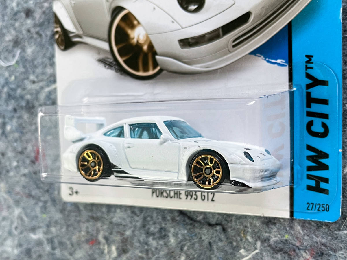 Hot Wheels 2014 Porsche 993 GT2 ホットウィール ポルシェ 白 ホワイト_画像2