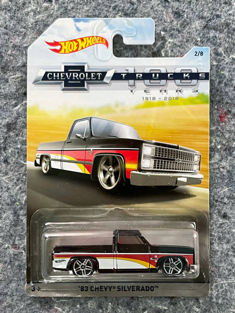 Hot Wheels 2018 Walmart Excl. Chevrolet Trucks 100 Years '83 Chevy Silverado ホットウィール ウォルマート限定 シェビー シルバラード_画像1