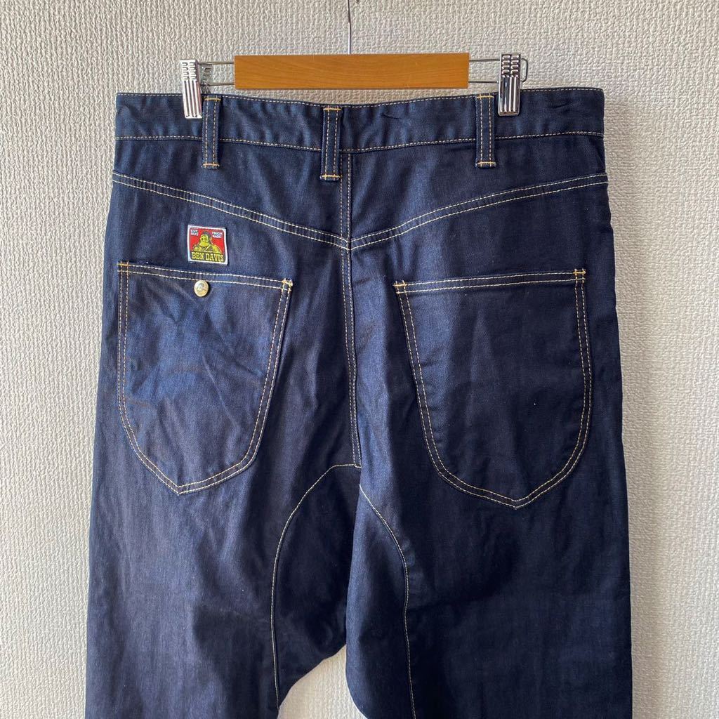 BEN DAVIS PROJECT LINE サルエル デニム パンツ 34 ストレッチ ベンデイビス_画像4