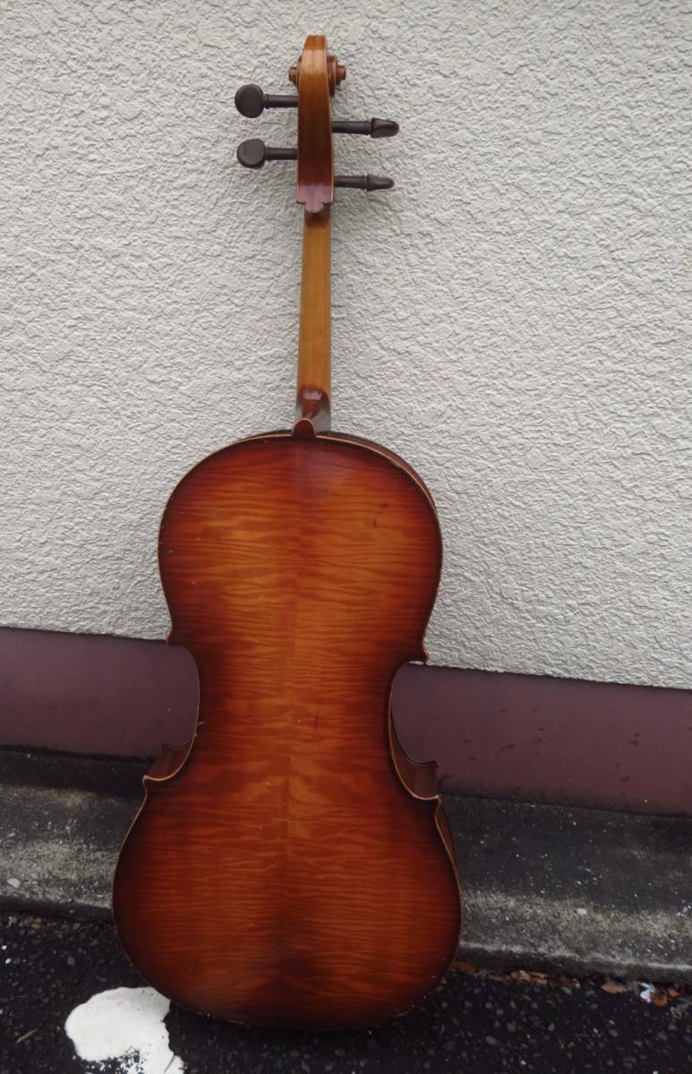  Vintage Suzuki va Io Lynn Suzuki Violin contrabass 1961 year No.71 SIZE 4/4 bow attaching antique musical instruments tree . Suzuki 