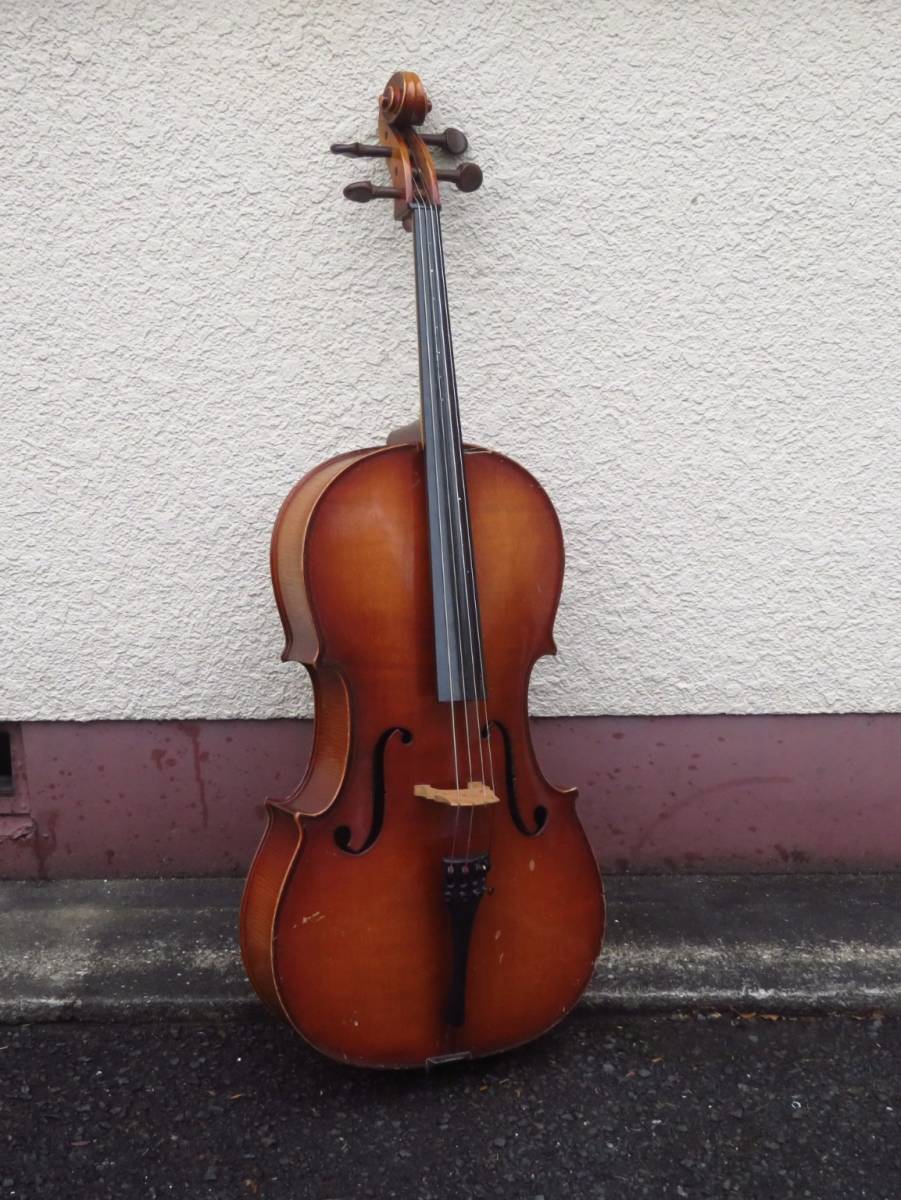  Vintage Suzuki va Io Lynn Suzuki Violin contrabass 1961 year No.71 SIZE 4/4 bow attaching antique musical instruments tree . Suzuki 