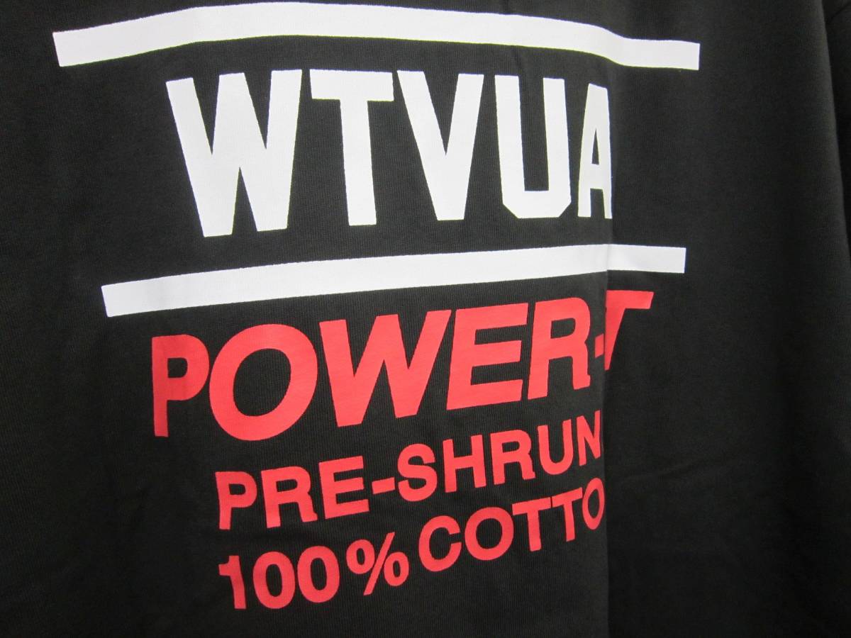 (5750) WTAPS ダブルタップス 22217OND-CSM01 Tシャツ 半袖 ブラック サイズ04 POWER-T _画像4