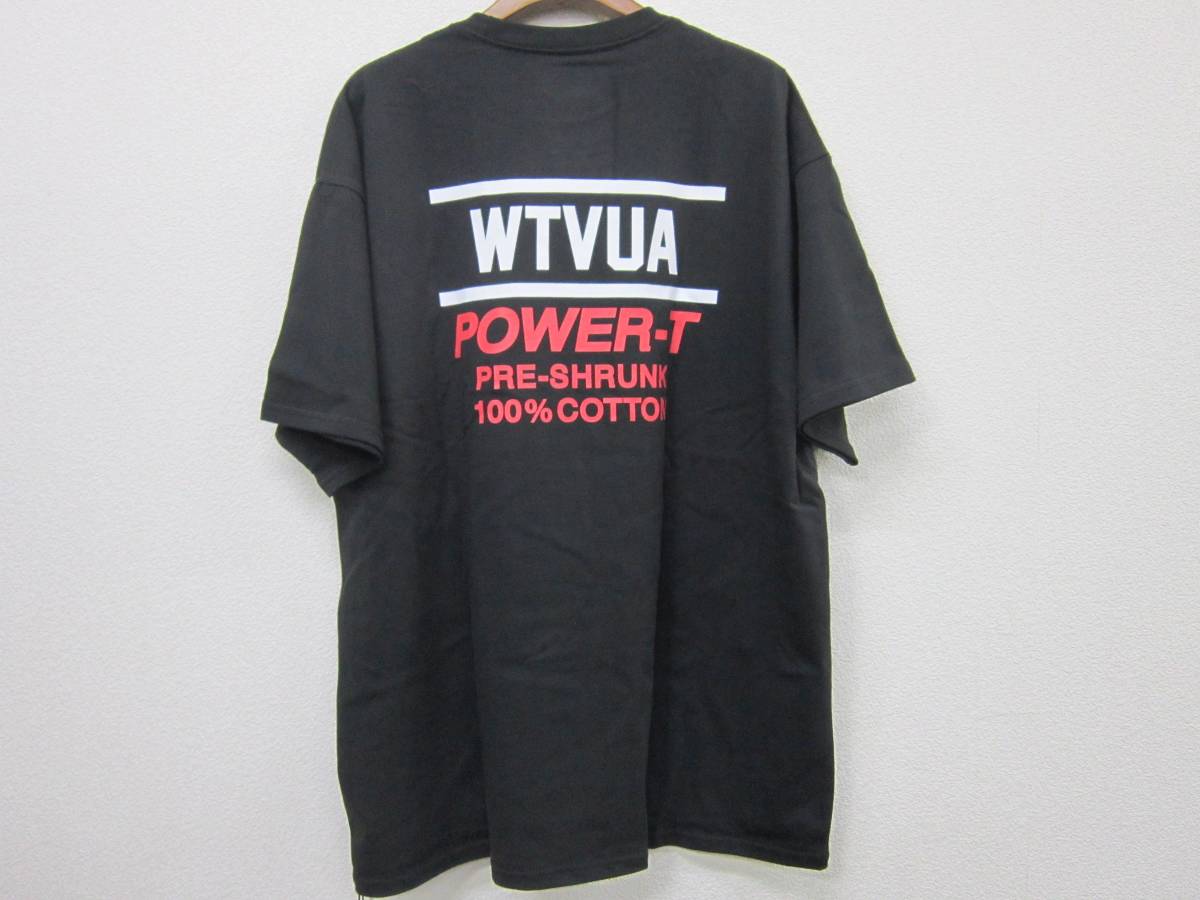 激安通販の (5750) WTAPS ダブルタップス 22217OND-CSM01 Tシャツ 半袖 ブラック サイズ04 POWER-T 半袖Tシャツ
