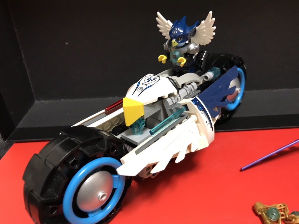 レゴ LEGO チーマ Legends of Chima 2013年 70007 Eglor's Twin Bike ジャンク　まとめて取引き可　大量出品中_画像3
