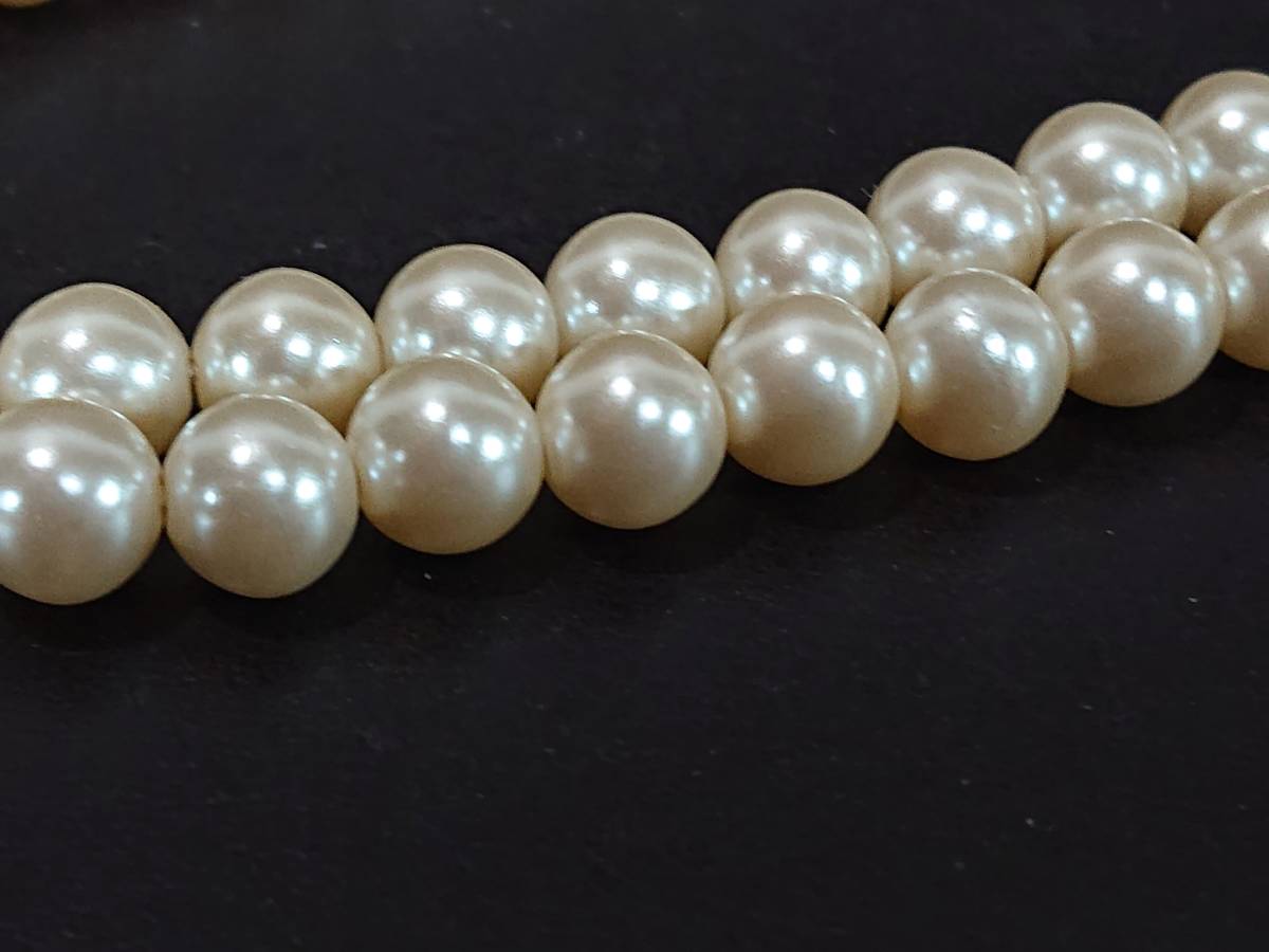 【管MA0203】500円～ パール 真珠 ロングネックレス 約150ｃｍ Pearl_画像2