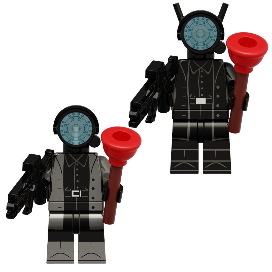 スキビディトイレ ミニフィギュア 8体セット LEGO 互換 ミニフィグ レゴの画像2