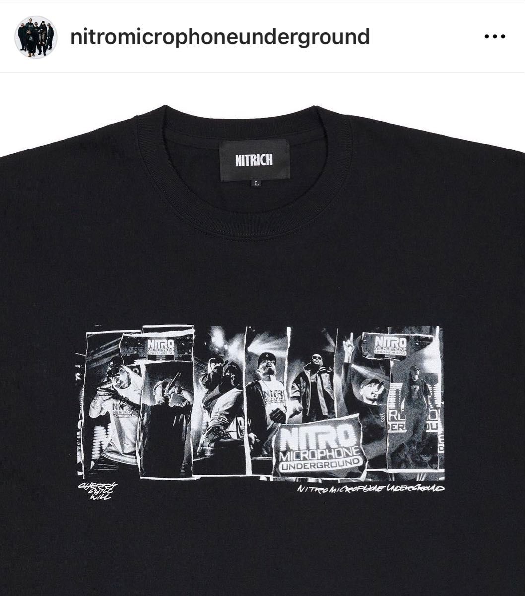 NITRO MICROPHONE UNDERGROUND NITRICH ニトロ　Tシャツ　完全受注生産