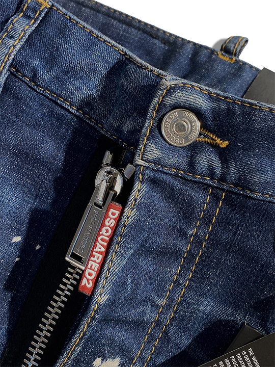 定価9.6万 ディースクエアードDSQUARED2 コーデのアクセントに最適！ブリーチ加工 デニムパンツ ジーンズ COOL GIRL JEAN イタリア製 38_画像3