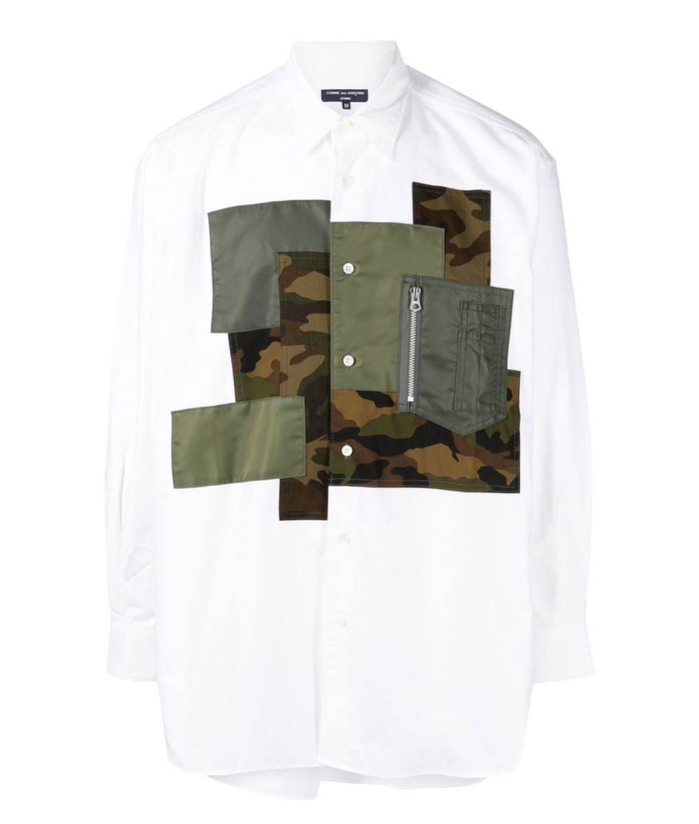 22aw comme des garcons homme オックスフォードパッチワーク 22aw comme des garcons homme オックスフォードパッチワーク