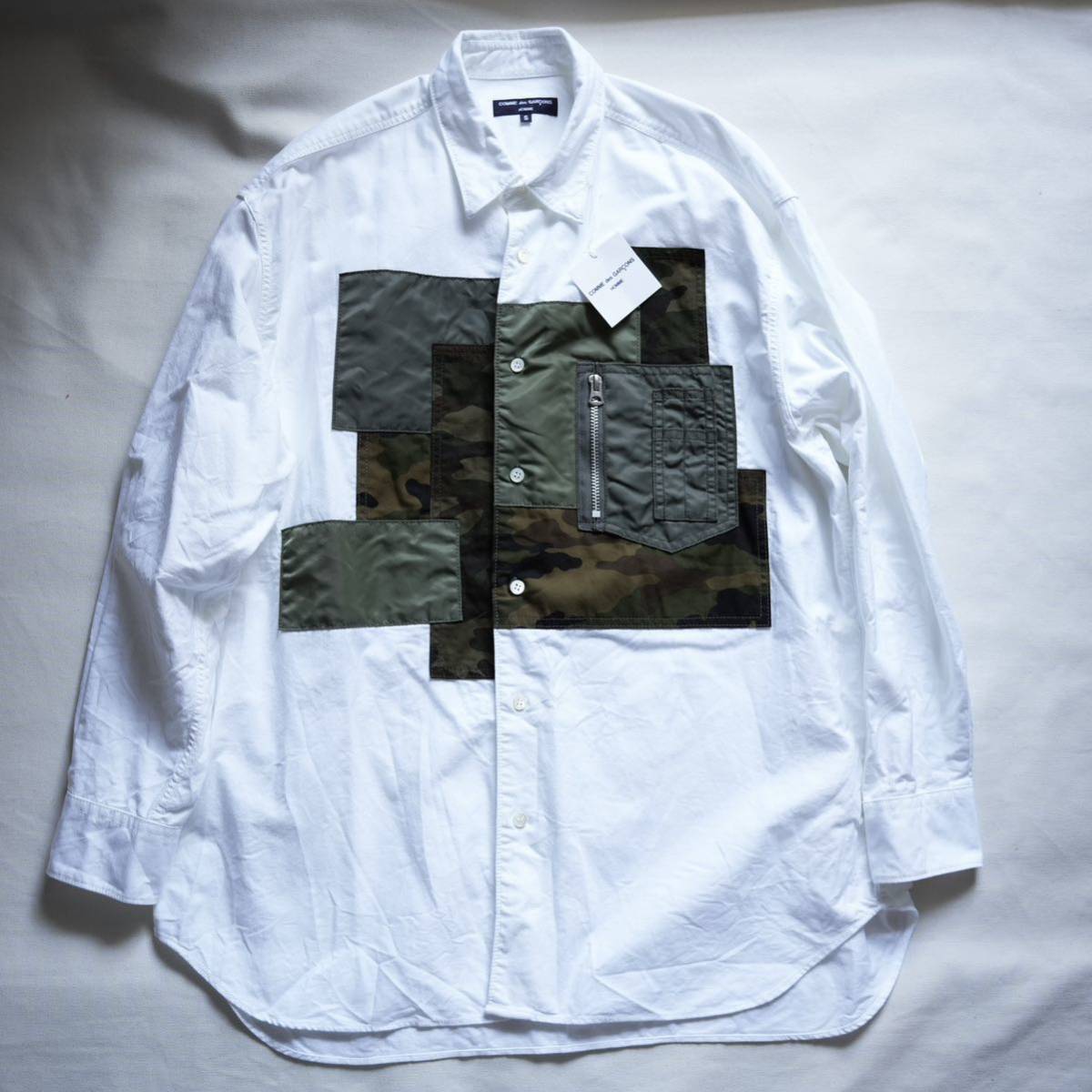 22aw comme des garcons homme オックスフォードパッチワーク 22aw comme des garcons homme オックスフォードパッチワーク