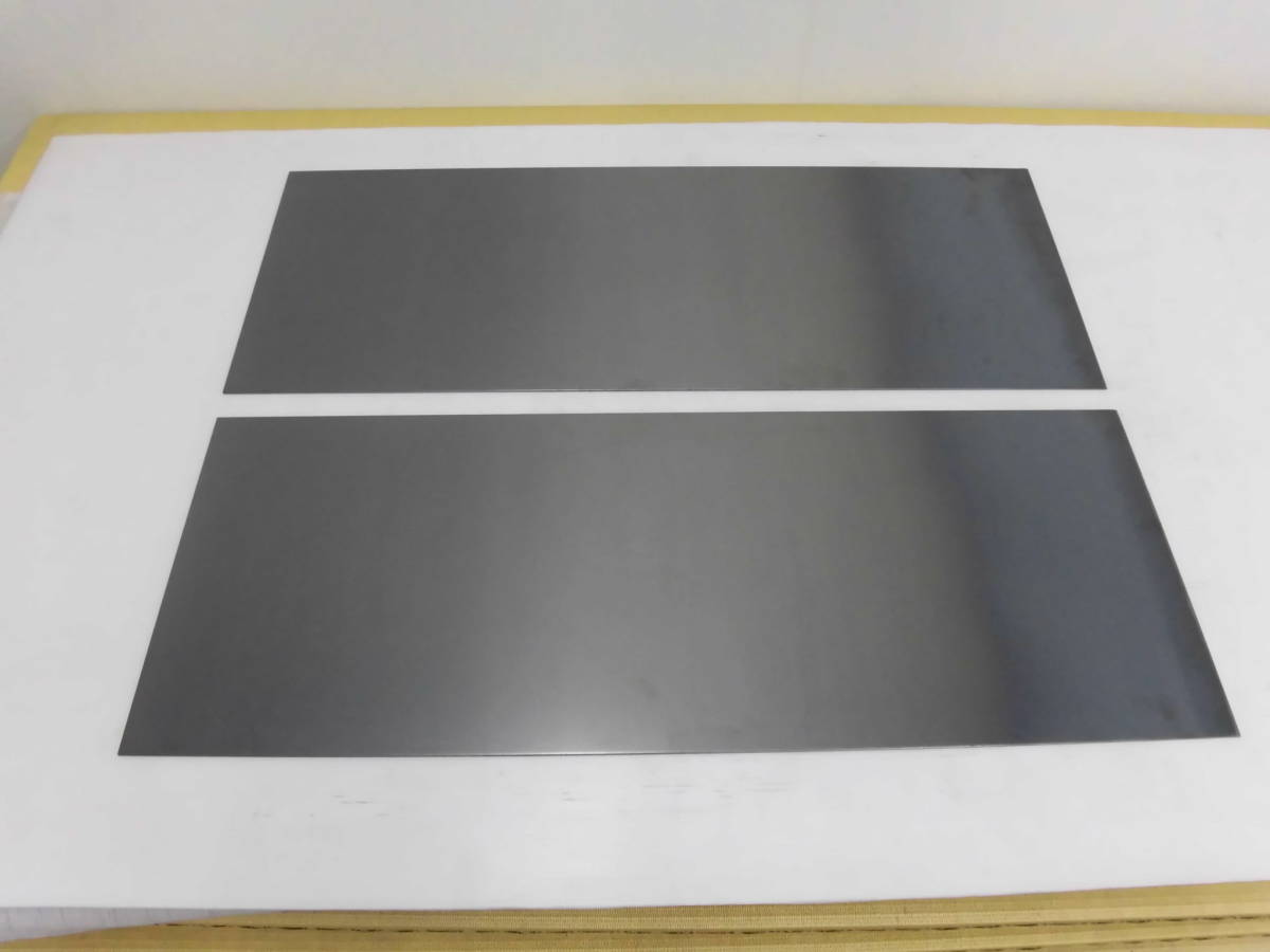 鉄板 　黒皮　スチール板　板厚3.2mm　344mm x 922mm 2枚　切板　切材　溶接材　B_画像1