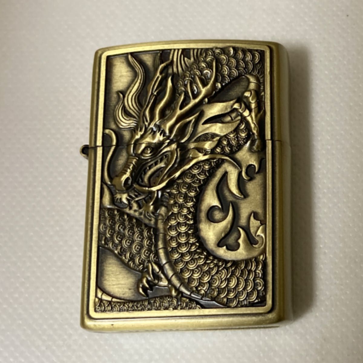 kantai オイルライター 龍 SOLID BRASS 未使用 美品 重厚 箱無し kantai オイルライター 龍 SOLID BRASS 未使用 美品 重厚 箱無し