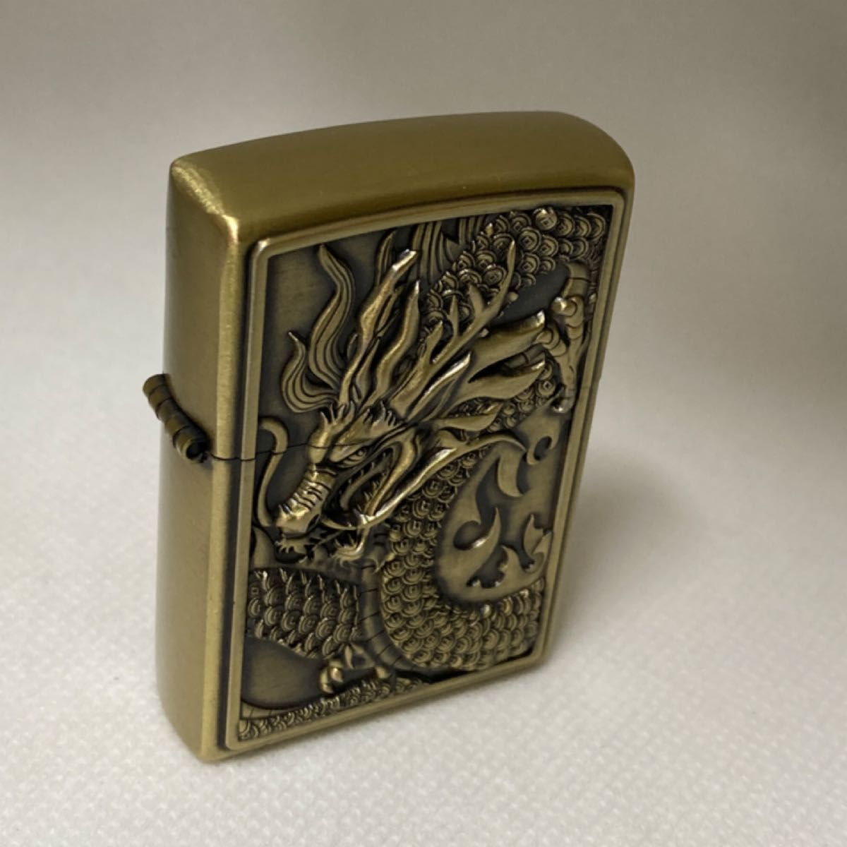 kantai オイルライター 龍 SOLID BRASS 未使用 美品 重厚 箱無し kantai オイルライター 龍 SOLID BRASS 未使用 美品 重厚 箱無し