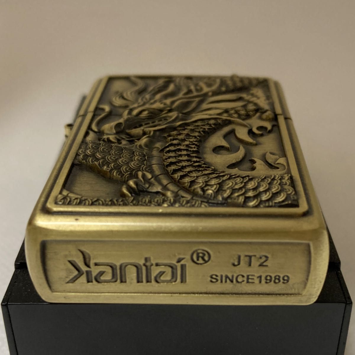 kantai オイルライター 龍 SOLID BRASS 未使用 美品 重厚 箱無し kantai オイルライター 龍 SOLID BRASS 未使用 美品 重厚 箱無し