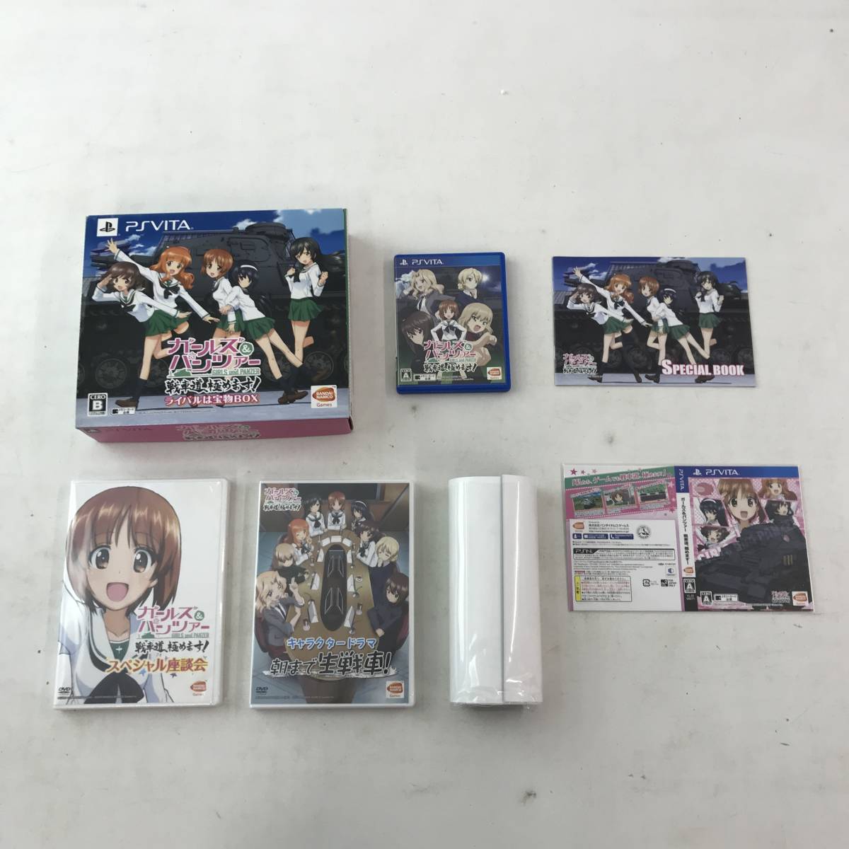 【1円～】PSVITAソフト ガールズ＆パンツァー 戦車道、極めます! ライバルは宝物BOX【中古品】_画像1