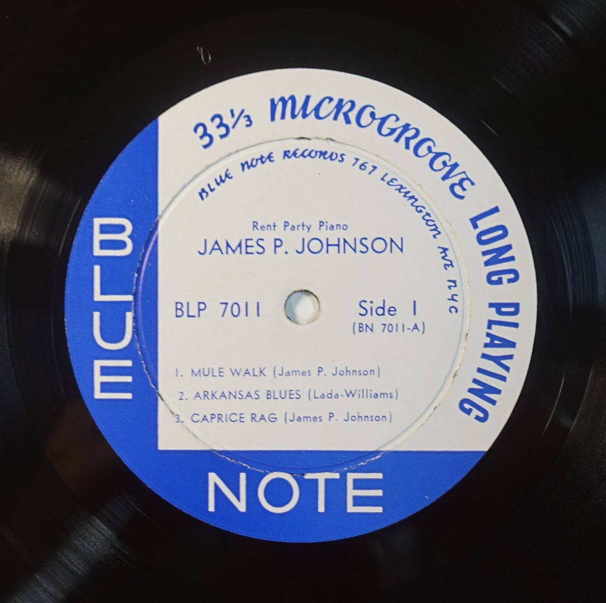 極美! US BLUE NOTE BLP 7011 完全オリジナル Rent Party Piano / James P Johnson Lexington/DG/EAR/Flat Edge_画像4