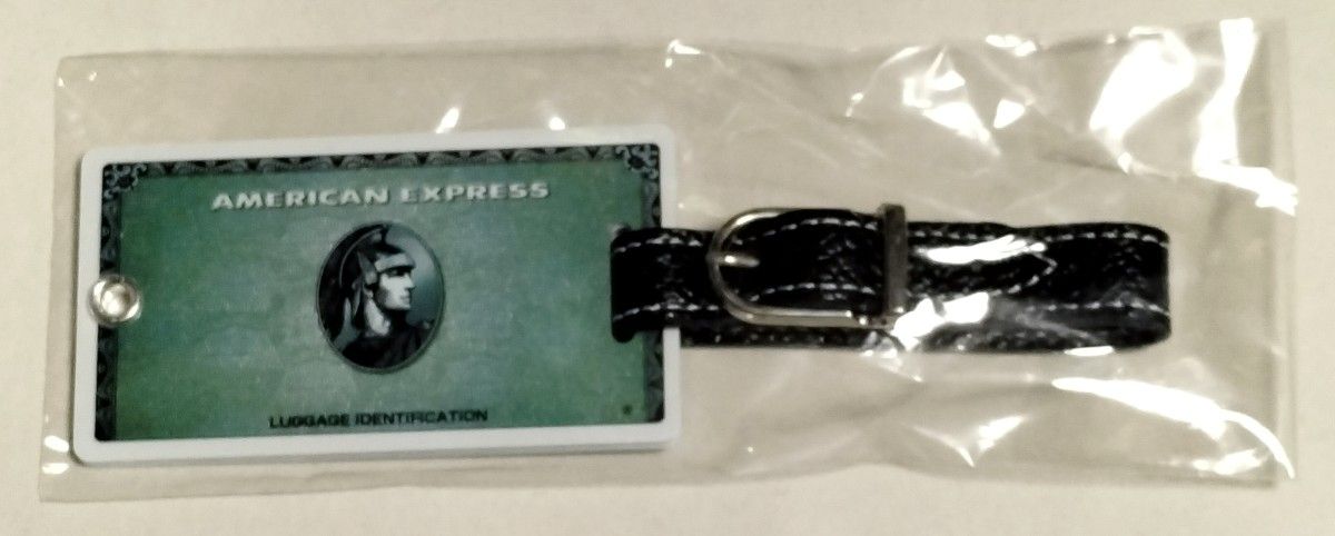 AMERICAN EXPRESS アメリカンエキスプレス AMEX アメックス カード グリーンカード ラゲッジタグ ネームタグ