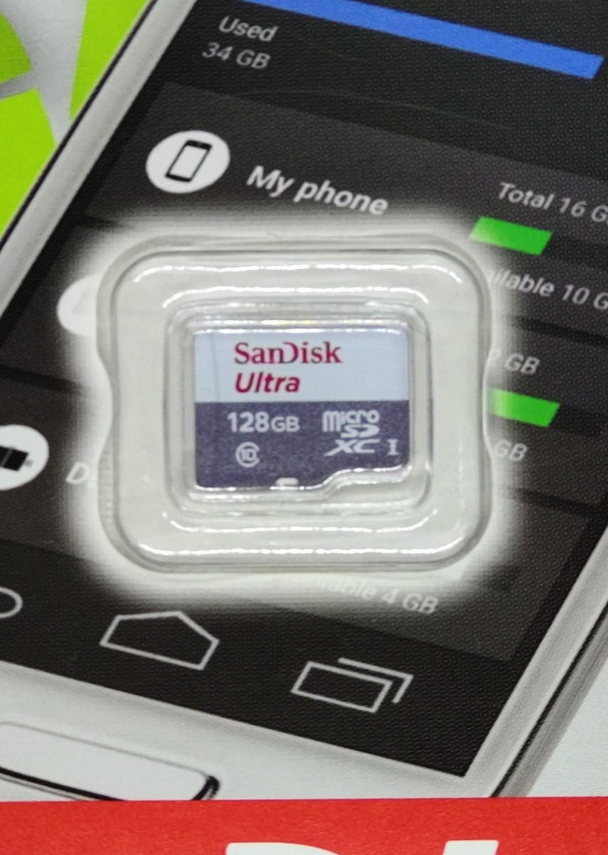 【新品・未使用】SanDisk サンディスク ULTRA microSDXCカード　128GB CLASS10 UHS-I　80MB/s 533X [SDSQUNS-128G-GN6MN]_画像2