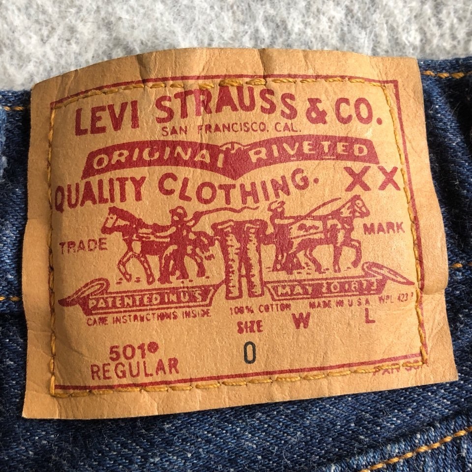 送料520円 希少 とっても可愛い USA製 リーバイス 501 実物ビンテージ 90年代 Levis ストレート 刻印511 キッズ サイズ 0 ディスプレイ F&E_画像4