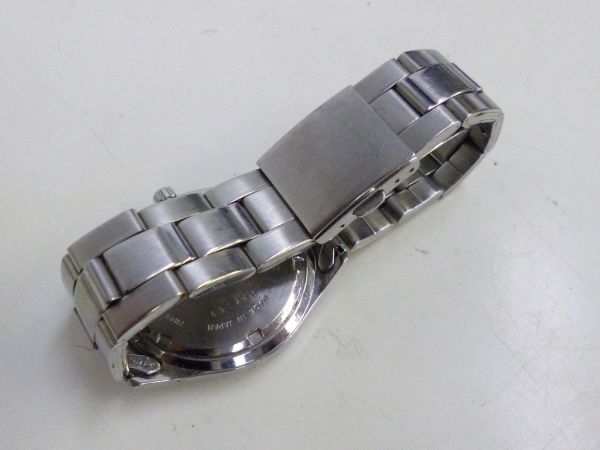 O533-N35-779◎ SEIKO セイコー 7N43-9080 デイデイト 黒文字盤 クオーツ 腕時計 メンズ 現状品①◎_画像6